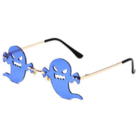 Thumbnail for Ghost Frameless Sunglasses - Blue / One Size