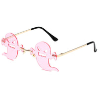 Thumbnail for Ghost Frameless Sunglasses - Pink / One Size