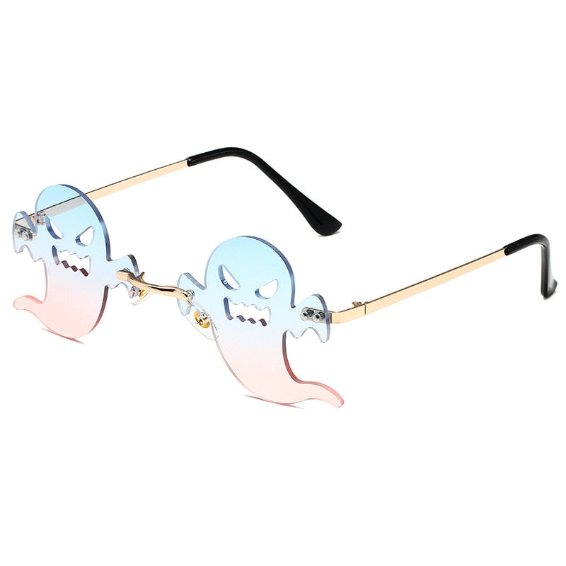 Ghost Frameless Sunglasses - Pink. / One Size