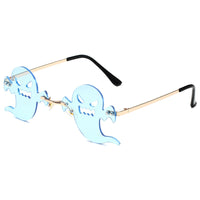 Thumbnail for Ghost Frameless Sunglasses - BluE / One Size