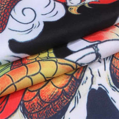 Eagle and Snake Fight 3/4 Sleeve Kimono - KIMONO