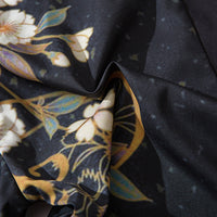 Thumbnail for Flying Cranes 3/4 Sleeve Kimono - KIMONO