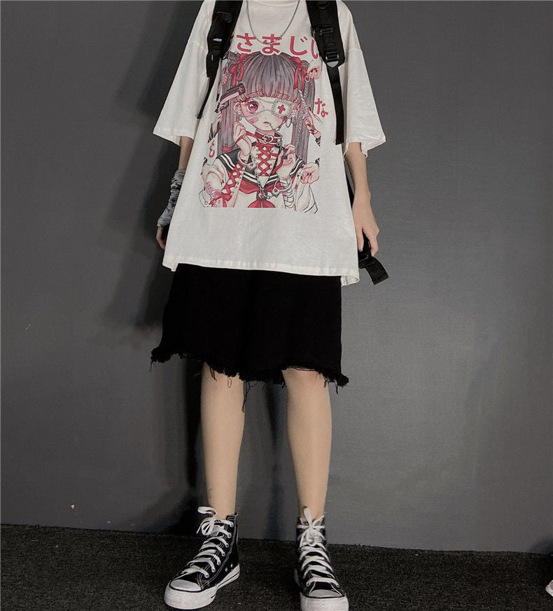 Doll Hurt Gothic Oversize T-shirt - T-Shirt