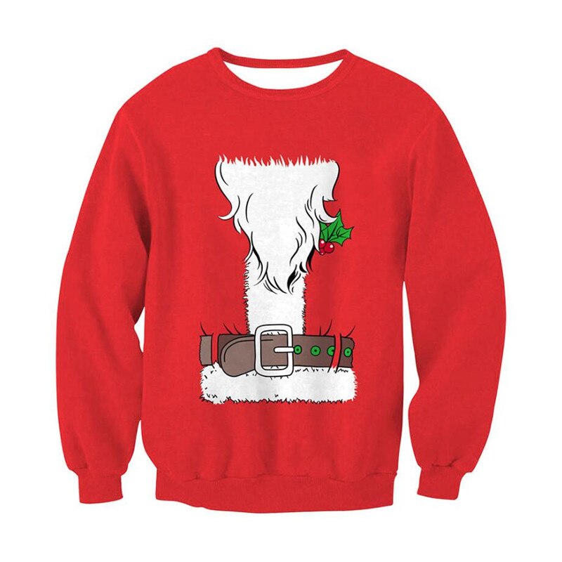 Xmas Funny Ugly Knitted Sweater - Red 5 / S