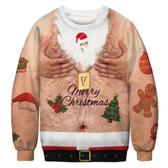 Ugly Christmas 3D Funny Sweatshirt - BFT061 / Eur Size M -