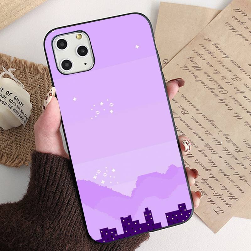 Pastel City Moon Art Phone Case for iPhone - A / For iphone