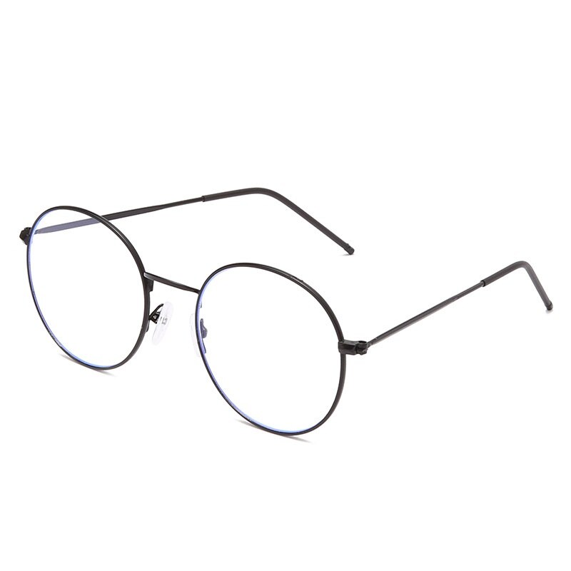 Vintage Metal Optical Glasses - Black / One Size -