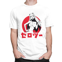 Thumbnail for Anime Attractive Girl T-Shirt - white / S