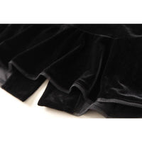 Thumbnail for Velvet Loose Black Blazer and Pants - 2 Piece Set