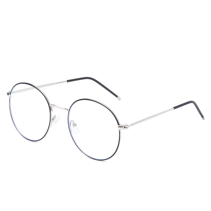 Vintage Metal Optical Glasses - Silver. / One Size -