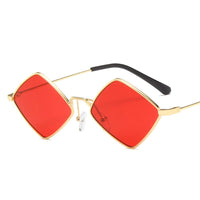 Thumbnail for Prismatic Retro Square Sunglasses - Red
