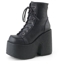 Thumbnail for Gothic Round Toe Ankle Booties - Black. / 4 - Boots