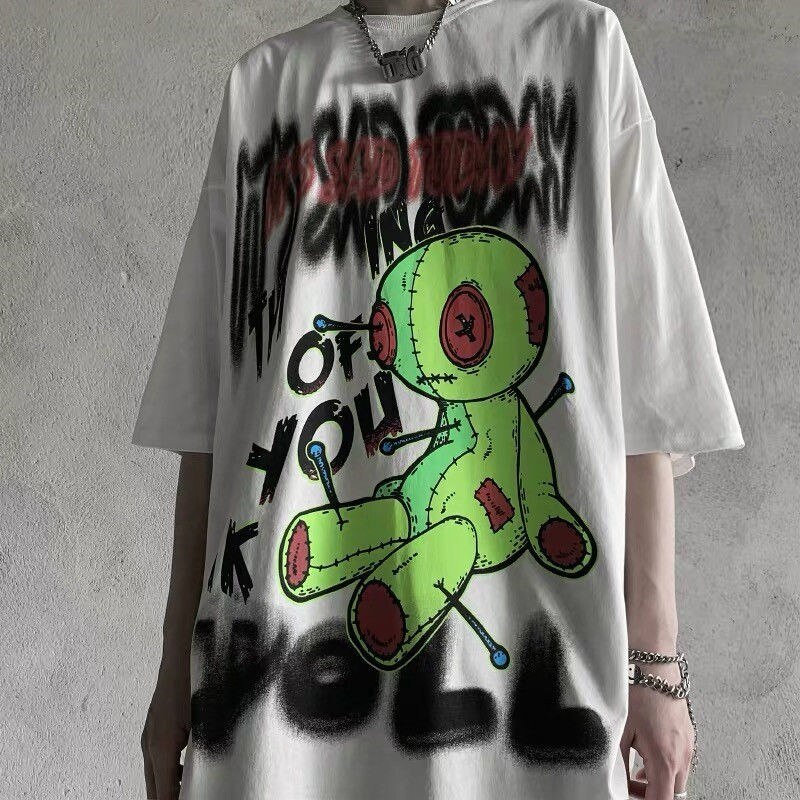 Harajuku VooDoo Doll Graphic T-Shirt