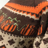 Thumbnail for Halloween Soft Warm Pumpkin Sweater