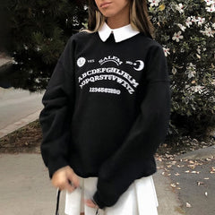 OUIJA Salem Grunge Gothic Sweatshirt - Sweatshirts