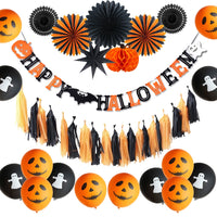 Thumbnail for Halloween Party Decoration Banner Pumpkin - 15Pcs Set1