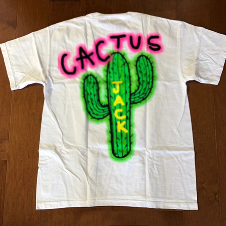 Cool Style Short Sleeve T-Shirt - White-Cactus / S