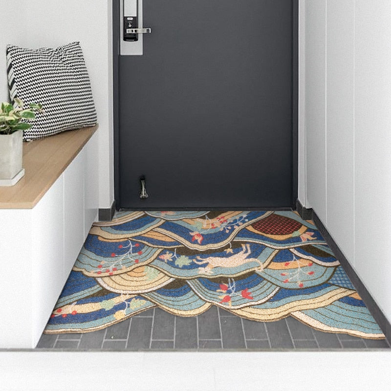 Japanese Painting Door Carpet