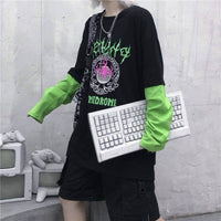 Thumbnail for Unidrone Fluorescent Green Long Sleeve Shirt - One Size /