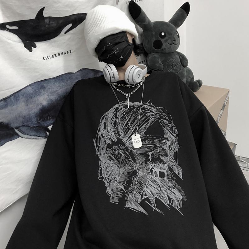 Demon Dark Gothic Oversized Sweatshirt
