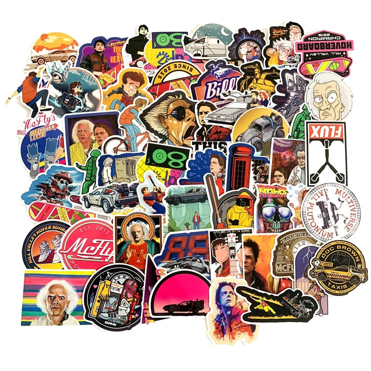 Back To The Future Stickers