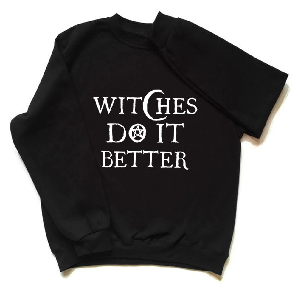 Witches Do It Better Dark Sweatshirt - Black / S -