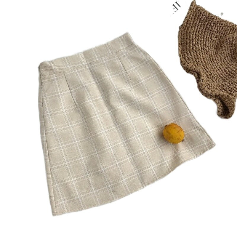 Korean Style High Waist Skirt