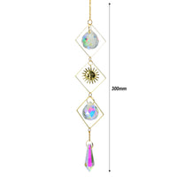 Thumbnail for Crystal Windchime Ornament Star Moon Pendant - 12