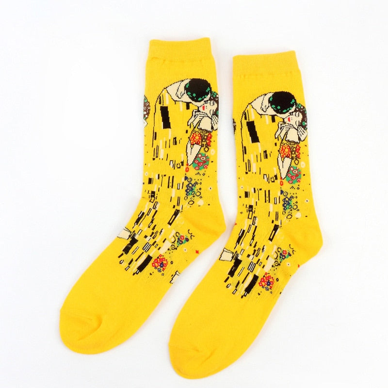 Art Vintage Colorful Socks