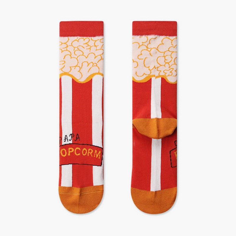 Creative Colorful Socks - Red / One Size