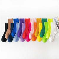 Thumbnail for Solid Colorful Socks