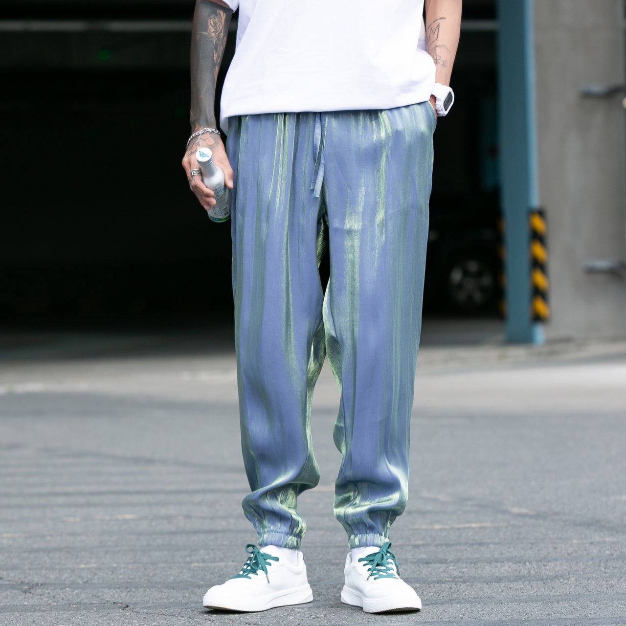 Cargo Solid Color Joggers Pants