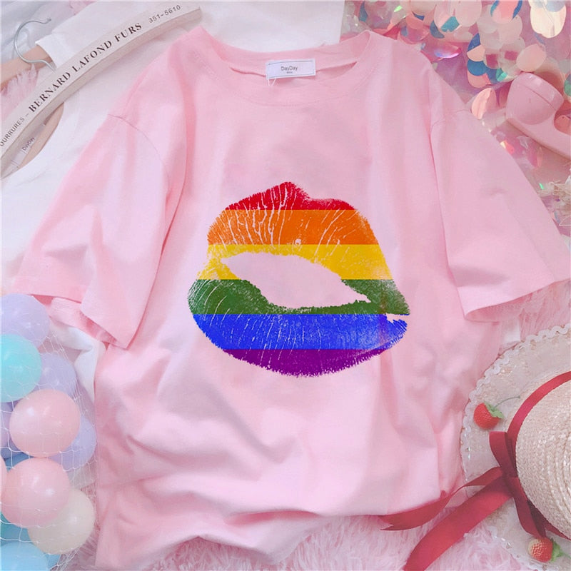 Pride Pink Oversize T-Shirt - Pink. / S
