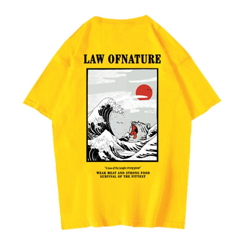 Law Of Nature The Great Wave Tshirt - T-Shirt