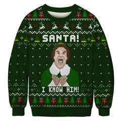 Ugly Christmas Funny Holiday Sweater - GreEn / M