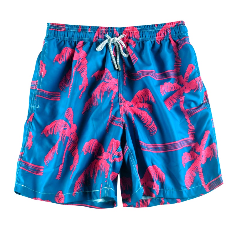 Palm Tree Coconut Beach Shorts - M