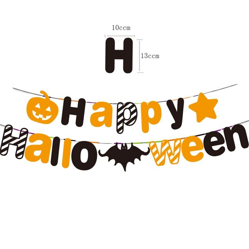 Happy Halloween Pumpkin Ghost Balloon Decorations -