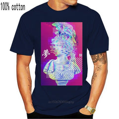 Vaporwave Julius Caesar Men T-Shirt - Blue / XXS