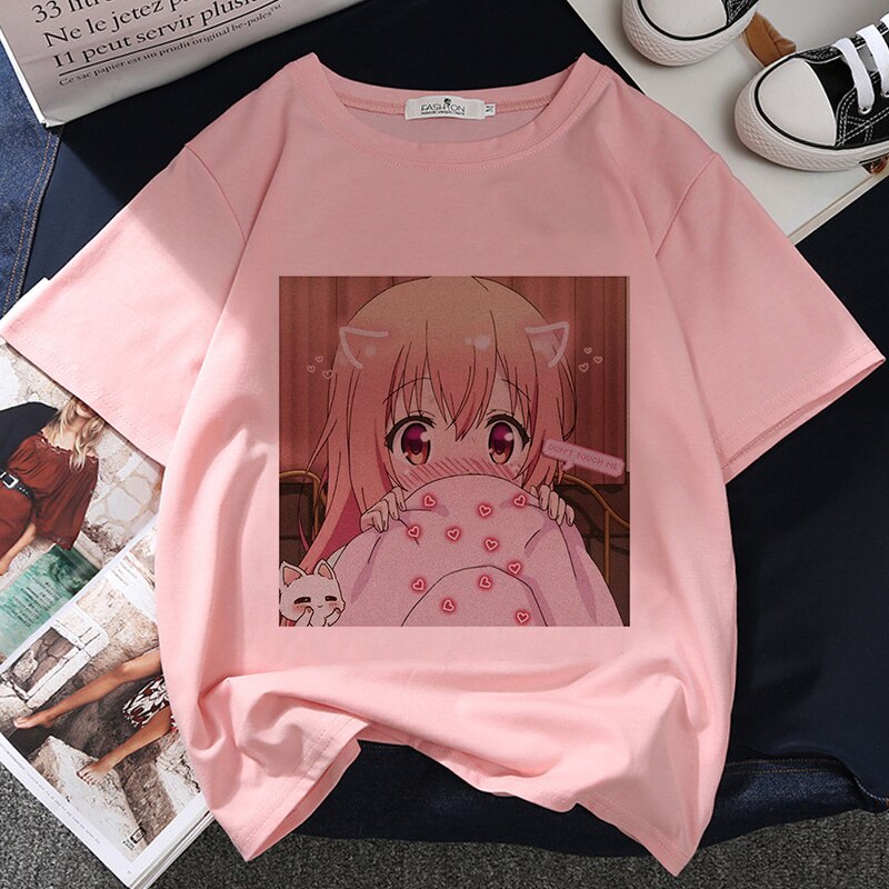 Dolls Pink Japan Anime Oversize T-Shirt - D / S