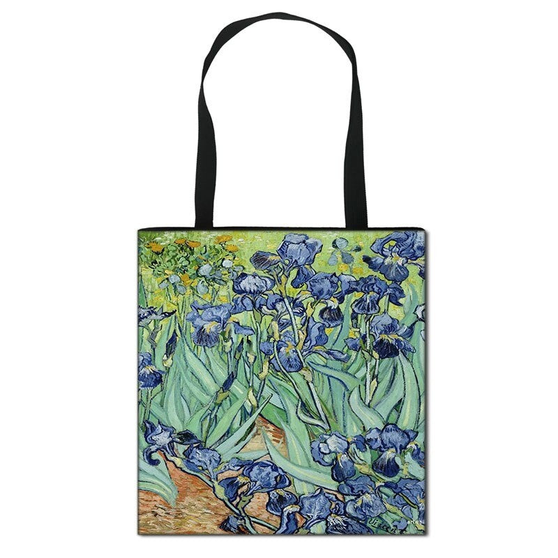 Famous Art Oil Painting Eco Reusable Shopping Bag - Van Gogh