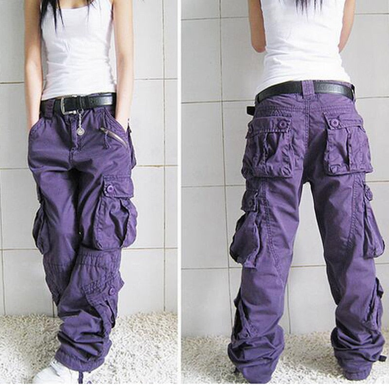 Multi Pockets Loose Baggy Hip Hop Cargo Pants