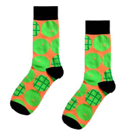 Thumbnail for Creative Colorful Socks - Green / One Size