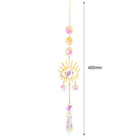 Thumbnail for Crystal Windchime Ornament Star Moon Pendant - 29