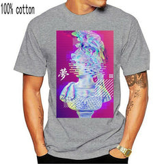 Vaporwave Julius Caesar Men T-Shirt - Gray / XXS