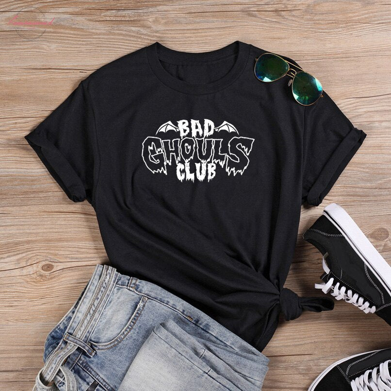 Bad Ghouls Club T-shirt - Black / S - T-Shirt