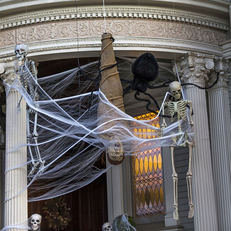Luminous Spider Web Cobweb Halloween Decoration