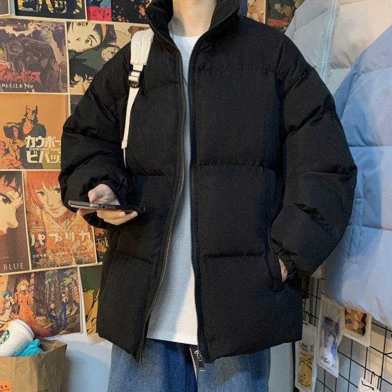 Stand Collar Harajuku Warm Winter Parka Coat - WINTER COATS