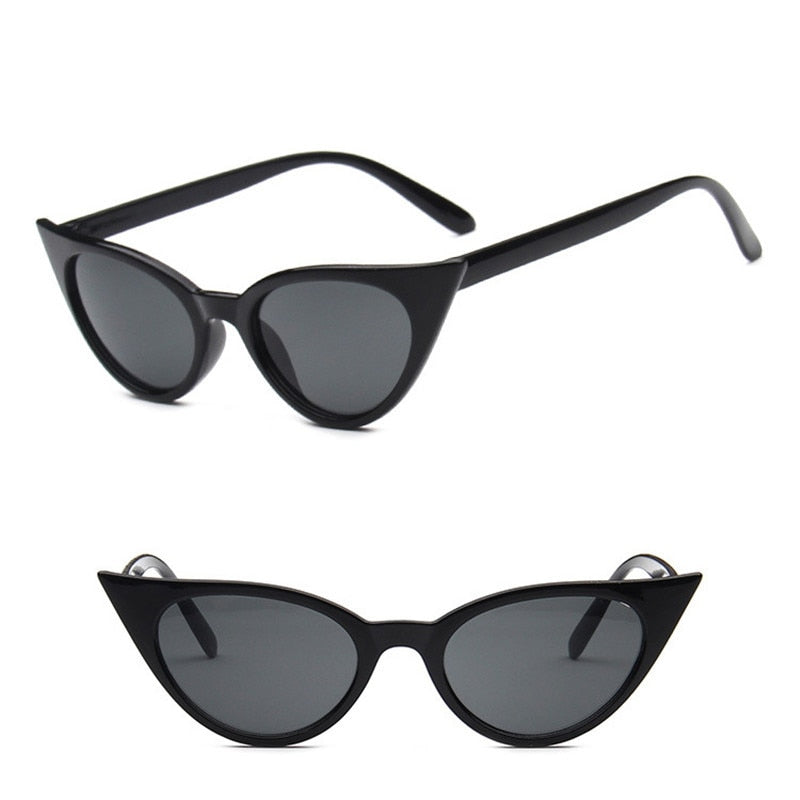 Cat Eye Brand Sunglasses - Black(S) / One Size
