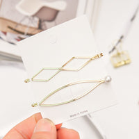 Thumbnail for Small Imitation Pearl Hairpins - 2 Pcs / One Size / White -
