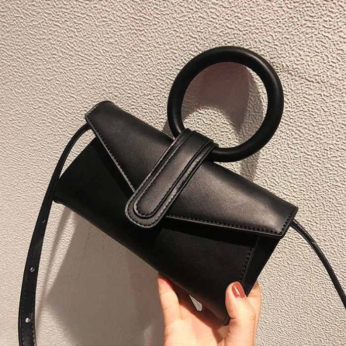 Small Round Handle Waist Bag - Black / Mini(Max Length<20cm)